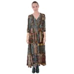 Menton Old Town France Button Up Maxi Dress