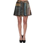 Artistic Psychedelic Hippie Peace Sign Trippy Skater Skirt