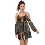 Artistic Psychedelic Hippie Peace Sign Trippy Boho Dress