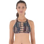 Artistic Psychedelic Hippie Peace Sign Trippy Perfectly Cut Out Bikini Top