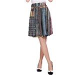 Abstract Colorful Texture A-Line Skirt