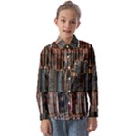 Abstract Colorful Texture Kids  Long Sleeve Shirt