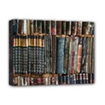 Pile Of Books Photo Of Assorted Book Lot Backyard Antique Store Deluxe Canvas 16  x 12  (Stretched) 