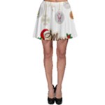 Merry Christmas  Skater Skirt