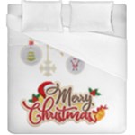 Merry Christmas  Duvet Cover (King Size)