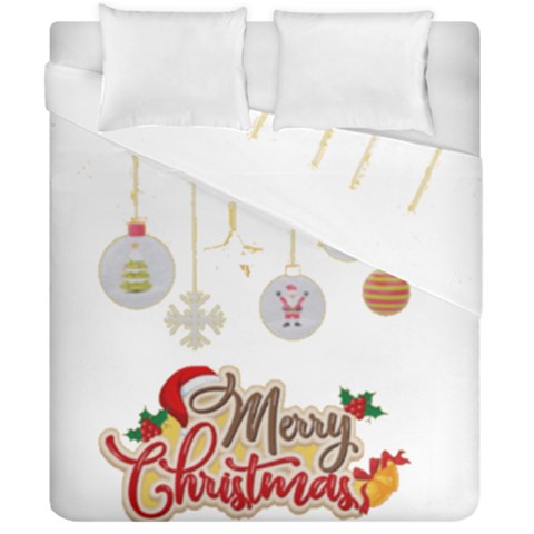 Merry Christmas  Duvet Cover Double Side (California King Size) from ArtsNow.com