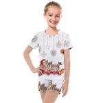 Merry Christmas  Kids  Mesh T-Shirt and Shorts Set