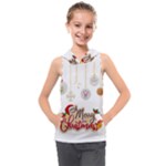 Merry Christmas  Kids  Sleeveless Hoodie