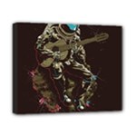 Astronaut Playing Guitar Parody Canvas 10  x 8  (Stretched)