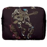 Astronaut Playing Guitar Parody Make Up Pouch (Large)
