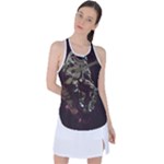 Astronaut Playing Guitar Parody Racer Back Mesh Tank Top