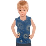 Asian Seamless Galaxy Pattern Kids  Sport Tank Top