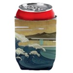 Sea Asia Waves Japanese Art The Great Wave Off Kanagawa Can Holder