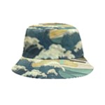 Sea Asia Waves Japanese Art The Great Wave Off Kanagawa Inside Out Bucket Hat