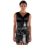 Photography Of Buildings New York City  Nyc Skyline Wrap Front Bodycon Dress