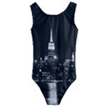 Photography Of Buildings New York City  Nyc Skyline Kids  Cut-Out Back One Piece Swimsuit