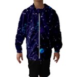 Realistic Night Sky With Constellations Kids  Hooded Windbreaker