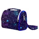 Realistic Night Sky With Constellations Satchel Shoulder Bag