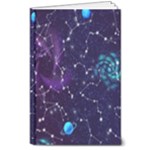 Realistic Night Sky With Constellations 8  x 10  Hardcover Notebook