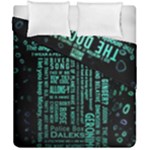 Tardis Doctor Who Technology Number Communication Duvet Cover Double Side (California King Size)