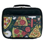 Seamless Pizza Slice Pattern Illustration Great Pizzeria Background Lunch Bag