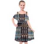Catherine Spalace St Petersburg Kids  Cut Out Shoulders Chiffon Dress