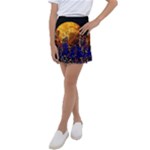 Skyline Frankfurt Abstract Moon Kids  Tennis Skirt