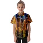 Skyline Light Rays Gloss Upgrade Kids  Short Sleeve Shirt