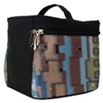 Arcade Game Retro Pattern Make Up Travel Bag (Small)