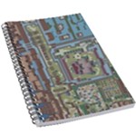 Arcade Game Retro Pattern 5.5  x 8.5  Notebook