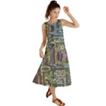 Arcade Game Retro Pattern Summer Maxi Dress