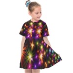 Star Colorful Christmas Xmas Abstract Kids  Sailor Dress