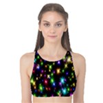 Star Colorful Christmas Abstract Tank Bikini Top