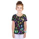 Star Colorful Christmas Abstract Kids  One Piece T-Shirt