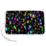 Star Colorful Christmas Abstract Pen Storage Case (L)