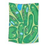 Golf Course Par Golf Course Green Medium Tapestry