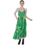 Golf Course Par Golf Course Green Tie Back Maxi Dress