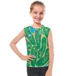 Golf Course Par Golf Course Green Kids  Mesh Tank Top