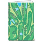 Golf Course Par Golf Course Green 8  x 10  Hardcover Notebook