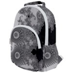 Males Mandelbrot Abstract Almond Bread Rounded Multi Pocket Backpack