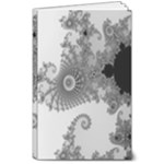 Males Mandelbrot Abstract Almond Bread 8  x 10  Softcover Notebook