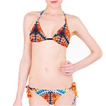 Tie Dye Peace Sign Classic Bikini Set