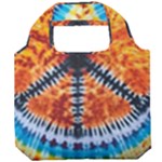 Tie Dye Peace Sign Foldable Grocery Recycle Bag