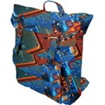 Gray Circuit Board Electronics Electronic Components Microprocessor Buckle Up Backpack