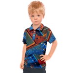 Gray Circuit Board Electronics Electronic Components Microprocessor Kids  Polo T-Shirt