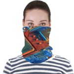 Gray Circuit Board Electronics Electronic Components Microprocessor Face Seamless Bandana (Adult)