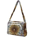 Barcelona Stained Glass Window Front Pocket Crossbody Bag