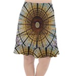 Barcelona Stained Glass Window Fishtail Chiffon Skirt