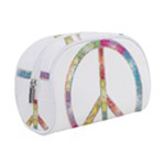 Flourish Decorative Peace Sign Make Up Case (Small)