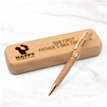 Personalized Happy Fathers day Alderwood Pen Set